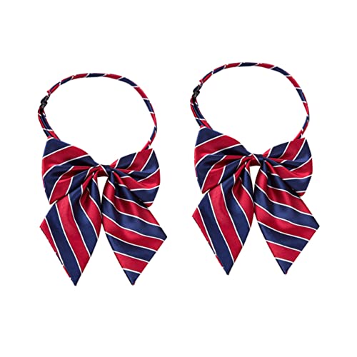 LIFKOME 2stücke Verstellbare Fliegen Für Abschlussfeier Unisex Dekorative Krawatten Mit Schleife Accessoires Für Studenten Und Schuluniformen Und von LIFKOME