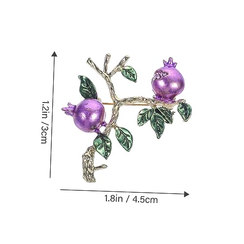 LIFKOME 2 Stück Blaubeer Broschen aus Legierung Anstecknadeln für Damen Vielseitiger Schmuck für Party Hochzeit Alltagsmode und Festliche Kleidung von LIFKOME