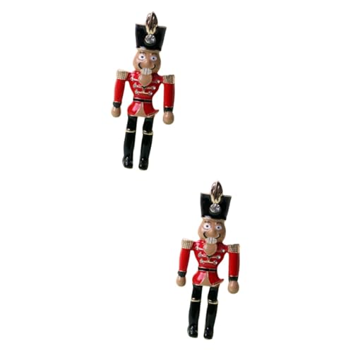 LIFKOME 2 Stück Brosche für Weihnachten Dekorative Anstecknadel für Partys und Feiern Elegantes Accessoire für Frauen und Mädchen Hochwertiger Soldat Emaille Perfektes für Freundinnen und von LIFKOME