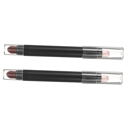 LIFKOME 2 Stück Doppelseitiger Lidschattenstift mit Applikator Langlebig und Wiederverwendbar Wasserfest Leicht zu Reinigen für Natürliches Augen make up und Langanhaltenden für Unterwegs von LIFKOME