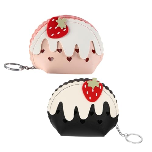 LIFKOME 2stücke Cute Mini Geldbörse Für Mädchen Cremefarbenes Münzfach Kleine Reißverschluss-Tasche Aus Ästhetischem Für Reisen Und Aufbewahrung Von Kleingeld von LIFKOME