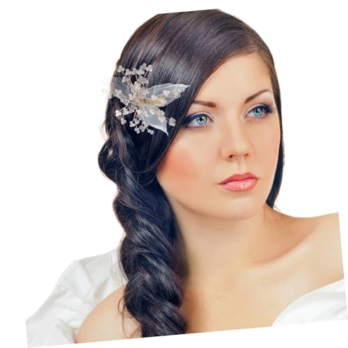 LIFKOME 2 Stück Grüner mit Kristallbesatz Elegante Haarklammer für Frauen Leichter Hautfreundlicher Schmuck für Hochzeit Party und Festliche Anlässe von LIFKOME