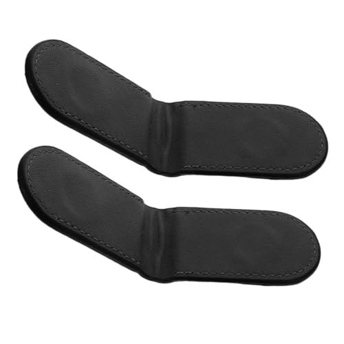 LIFKOME 2 Stück Kleine Geldklammer aus Weichem Pu Material Schlanker Geldscheinklammer Herren Multifunktionaler Cash Holder mit Einzigartiger Struktur Kompakt und Langlebig für Alltag und von LIFKOME