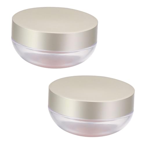LIFKOME 2 Stück Makeup Powder Case Kompakte Wiederverwendbare Kosmetik Puder Boxen mit Elastischem Netz Tragbar Leicht zu Öffnen für DIY Reisen für Frauen von LIFKOME