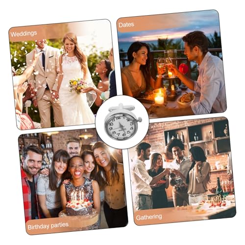 LIFKOME 2 Stück Mechanische Herren Manschettenknöpfe aus Edelstahl Kreative Mechanismus Optik Langlebig und Stilvoll Passend zu Hemden für Business Hochzeit und Besondere Anlässe von LIFKOME