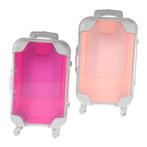 LIFKOME 2 Stück Mini Kosmetikkoffer Lash Storage Box mit Verstellbaren Fächern Kompakter Aufbewahrungs Organizer für Falsche Wimpern und Beauty zubehör Stylischer Reise Heimgebrauch von LIFKOME