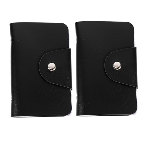 LIFKOME 2 Stück Nagelstempel Schablonen Aufbewahrungstasche Nagelkunst Platten Organizer mit Fächern Tragbarer Maniküre Kartenhalter für Stamping Vorlagen und Visitenkarten von LIFKOME