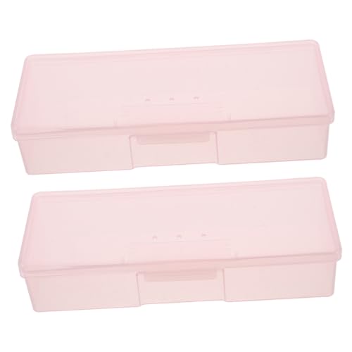 LIFKOME 2 Stück Nagelwerkzeug Aufbewahrungsbox Teiliges Robuster Maniküre Organizer für Künstliche Nägel und Nagelzubehör Kompakt Leicht Stilvoll und Vielseitig für Reise und Zuhause von LIFKOME