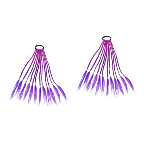 LIFKOME 2 Stück Perücke Geflochtener Pferdeschwanz Haardekorationen Haarzopf Verlängerungen Zöpfe Kopfbedeckung Zopf Kopfschmuck Regenbogenhaarzöpfe Kinderdekor Zopf LIFKOME 2 Stück Perücke Geflochtener Pferdeschwanz Haardekorationen Haarzopf Verlängerungen Zöpfe Kopfbedeckung Zopf Kopfschmuck Regenbogenhaarzöpfe Kinderdekor Zopf von LIFKOME