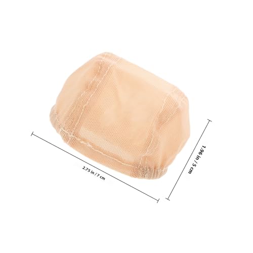 LIFKOME 2 Stück Puppenperücken Netzhauben Mini DIY Puppenhut Zubehör für Kleine Loli Puppen Bastelbedarf Modische Handgefertigte Hüte in Frischer Farbe von LIFKOME