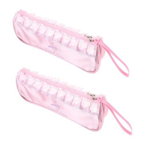 LIFKOME 2stücke Netzschuhtasche Mit Reißverschluss Für Mädchen Atmungsaktiver Tanzschuhspeicher Aus Polyester Leicht Und Tragbar Für Ballett-Training Und Reisen Schuh-Organizer Für von LIFKOME
