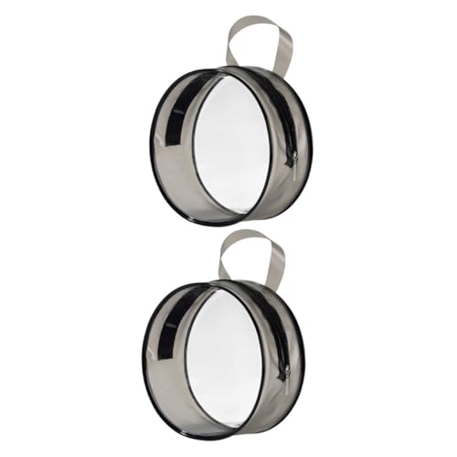 LIFKOME 2 Stück Runde Transparente PVC Kosmetiktaschen mit Tragegriff Multifunktionale Große Kapazität Aufbewahrungsbeutel für Make Up und Reise Leichte Portable Organizer für LIFKOME 2 Stück Runde Transparente PVC Kosmetiktaschen mit Tragegriff Multifunktionale Große Kapazität Aufbewahrungsbeutel für Make Up und Reise Leichte Portable Organizer für von LIFKOME