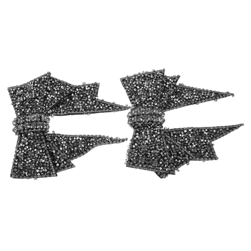 LIFKOME 2 Stück Schuh-charms mit Funkelnden Strass-bowknot Starker Halt Vielseitig für High Heels Flats und Sneakers Einfache Anbringung Langlebige Diy-schmuckverzierung für Damen von LIFKOME