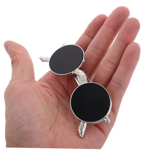 LIFKOME 2 Stück Schwarze Sonnenbrillen Haarclips Lustige Haarklammern für Damen und Mädchen Leichte Kompakte Haarspangen Vielseitig für Kurze und Lange Haare Trendige von LIFKOME
