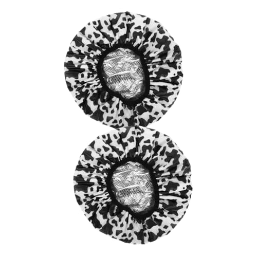 LIFKOME 2 Stück Selbstheizende Doppellagige Aluminiumfolie Haarhaube für Lange Haare Wiederverwendbare Duschhaube Damen Komfortable Zeitsparende Haarkur kappe ohne Strom von LIFKOME