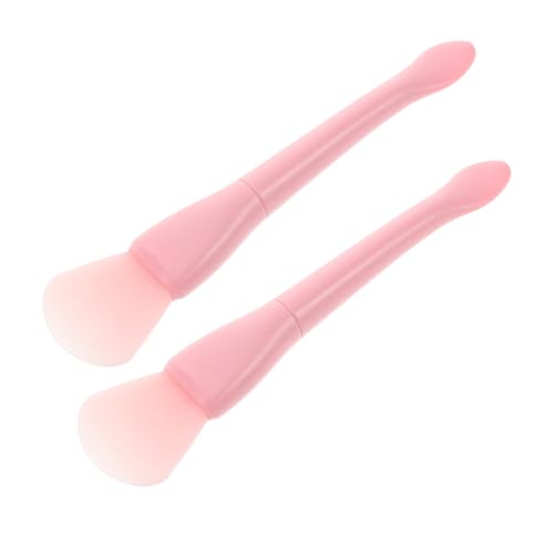 LIFKOME 2 Stück Silikon Gesichtsmaske Pinsel mit Löffel Doppelseitiger Fischtail applikator für Präzises Auftragen Wiederverwendbar Leicht zu Reinigen Vielseitig für Masken und Make up von LIFKOME