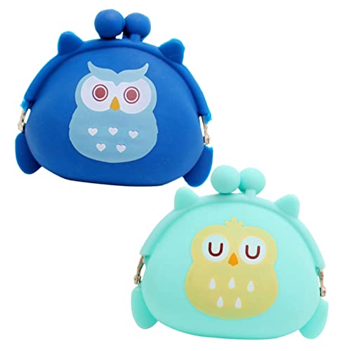 LIFKOME Münzgeldbörse Aus Silikon Cartoon-Design Kleine Münztasche Für Damen Mädchen Kinder Organisiertes Tragen von LIFKOME