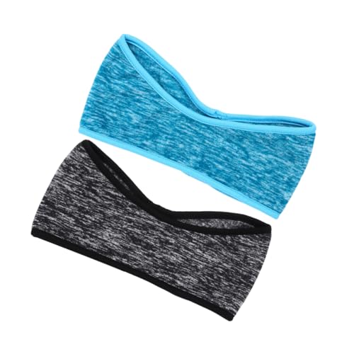 LIFKOME 2 Stück Stirnband Ohrenschützer für Herren und Damen Fleece Ohrwärmer Elastisches Sport Stirnband für Laufen Radfahren Skifahren Outdoor Aktivitäten von LIFKOME