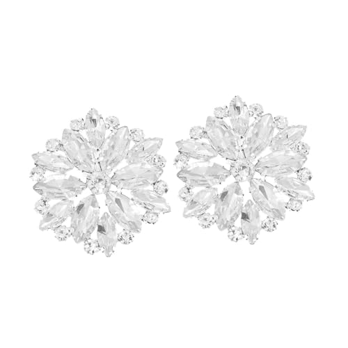 LIFKOME 2 Stück Strass Schuhclip Banquet Schuhschnalle Abnehmbar Dekorativ Hochzeit Damenschuhe Zubehör von LIFKOME