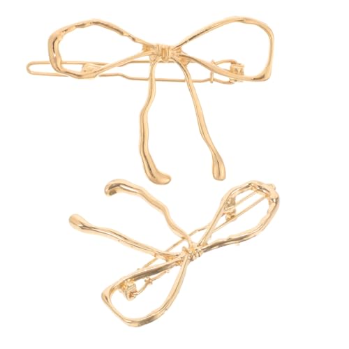 LIFKOME 2 Stück Süße Haarklammern mit Schleifen motiv Metallische Retro Haarspangen für Mädchen Modische Schleifen haarclips Stilvolle Haarschmuck accessoires für Vielseitige Frisuren LIFKOME 2 Stück Süße Haarklammern mit Schleifen motiv Metallische Retro Haarspangen für Mädchen Modische Schleifen haarclips Stilvolle Haarschmuck accessoires für Vielseitige Frisuren von LIFKOME