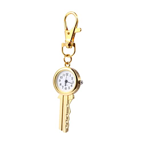 LIFKOME 2stücke Stylische Goldene Schlüssel-fob Taschenuhr Vintage Quartz Uhr Als Schlüsselanhänger Für Männer Und Frauen Attraktives Accessoire Für Besondere Anlässe Und von LIFKOME