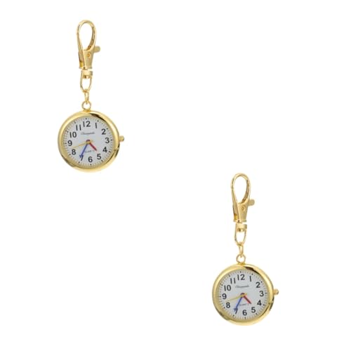 LIFKOME 2stücke Große Zahlen Taschenuhr Für Junge Mädchen Und Senioren Modische Tragbare Uhr Für Schule Schlüsselanhänger Einfache Ablesbarkeit Für Prüfungen Und Alltag von LIFKOME