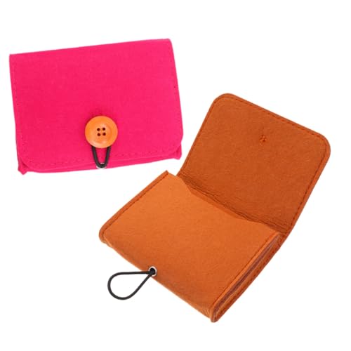 LIFKOME 2 Stück Teiliges Ätherische Öle Aufbewahrungstasche aus Filz und Chemiefaser Kleine Reisetasche für Ätherische Ölflaschen Kosmetische Organizer Weiche Praktische Tragetasche für von LIFKOME
