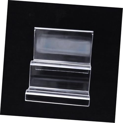 LIFKOME 2 Stück Teiliges Acryl Wallet Display Ständer Doppellagig Transparenter Organizer für Geldbörsen Schmuck Brillen Stabiler Desktop Aufbewahrungsständer Platzsparend Vielseitig von LIFKOME