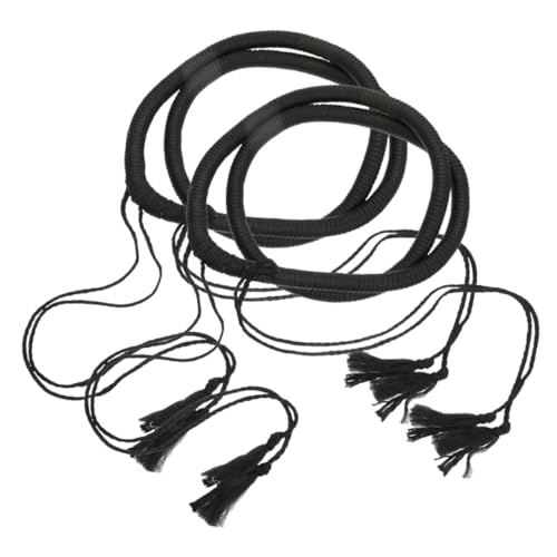 LIFKOME 2 Stück Teiliges Arabisches Herren Kopftuch Stirnband mit Quasten Mittelost Turban Haarband Robustes Komfortables Kostümzubehör für Themenpartys und Traditionelle Outfits von LIFKOME