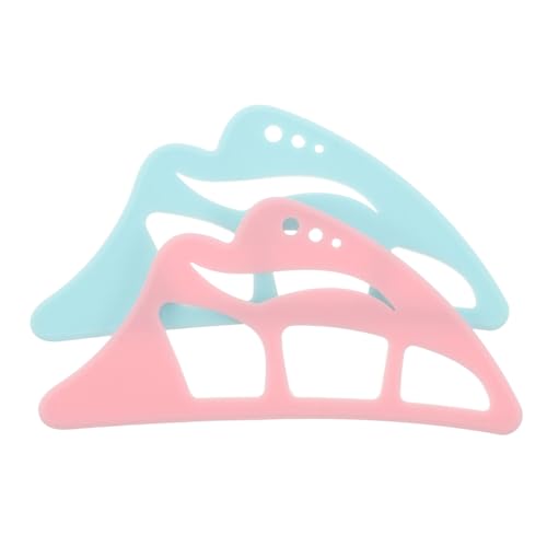 LIFKOME 2 Stück Teiliges Eyeliner-hilfswerkzeug aus Silikon Präzise Lidschatten Winged-eyeliner-schablonen Wiederverwendbar Tragbar für Anfänger und Professionelle von LIFKOME