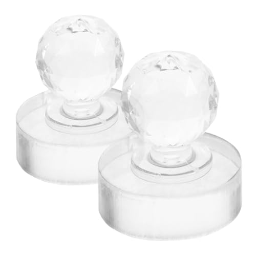 LIFKOME 2 Stück Teiliges Eyeshadow Press Tool Präziser Lidschatten Stamper aus Glas Multifunktionaler Blusher Reparaturstempel Platzsparendes Make up Zubehör für Feine Puderdrucke von LIFKOME