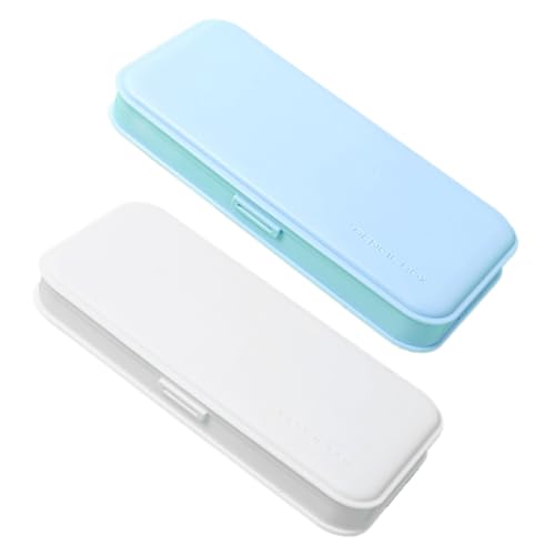 LIFKOME 2 Stück Teiliges Federmäppchen aus Robustem Mattem PP mit Großer Kapazität Multifunktionale Aufbewahrungsbox für Schüler Kompakt und Tragbar für Stifte und Zufällige Farbe LIFKOME 2 Stück Teiliges Federmäppchen aus Robustem Mattem PP mit Großer Kapazität Multifunktionale Aufbewahrungsbox für Schüler Kompakt und Tragbar für Stifte und Zufällige Farbe von LIFKOME