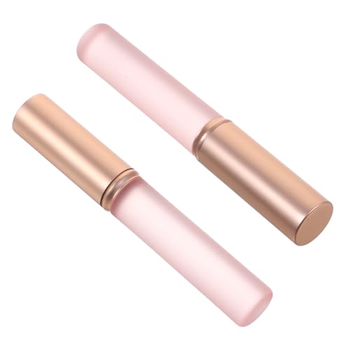 LIFKOME 2 Stück Teiliges Lippenpinsel mit Ergonomischem Design Kompakt und Leicht Hautfreundlich zum Auftragen von Lippenstift Lipgloss Lippenbalsam und Concealer für Damen Unterwegs von LIFKOME