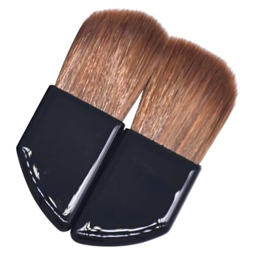 LIFKOME 2 Stück Teiliges Mini Makeup Pinsel Schräger Griff Kompakt und Tragbar für Lidschatten und Cremekosmetik Praktisches Reise make up für Damen und Profis von LIFKOME
