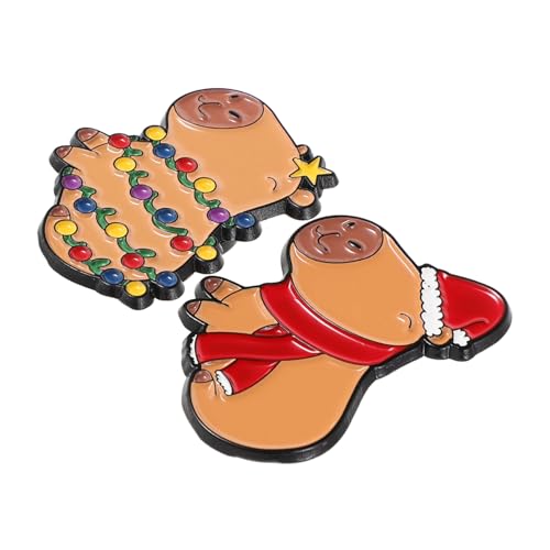 LIFKOME 2 Stück Teiliges Niedliche Emaille Anstecknadeln aus Metall Kompakt und Langlebig Modische Rucksack Pins für Mädchen und Frauen Vielseitiges Zubehör für Kleidung und Taschen von LIFKOME