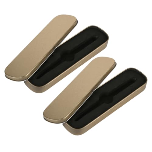 LIFKOME 2 Stück Teiliges Student Federmäppchen aus Robustem Blech mit Elegant Goldener Optik Langlebige Stiftebox für Schule und Büro Praktische Aufbewahrung für Verschiedene LIFKOME 2 Stück Teiliges Student Federmäppchen aus Robustem Blech mit Elegant Goldener Optik Langlebige Stiftebox für Schule und Büro Praktische Aufbewahrung für Verschiedene von LIFKOME
