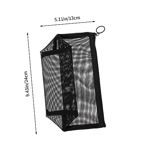 LIFKOME 2 Stück Transparente Kosmetiktasche Große Aufbewahrungstasche für Toilettenartikel Tragbarer Make Up Organizer für Reisen aus Mesh für Männer und Kulturtasche für Flugreisen von LIFKOME