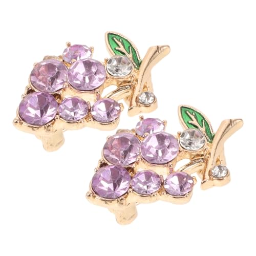 LIFKOME Süße Brosche in Fruchtform Traubenbrosche Strass Modischer Schal Für Frauen von LIFKOME