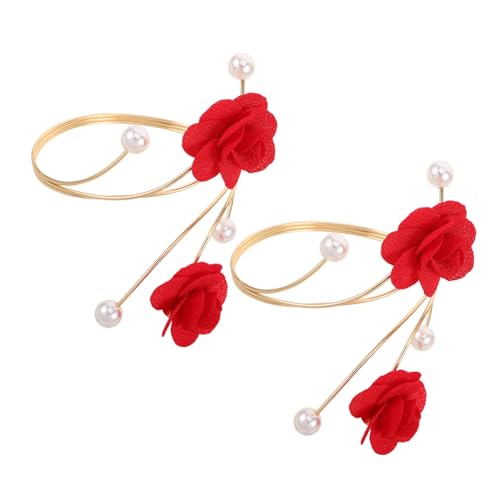 LIFKOME 2stücke Armreif Aus Edelstahl Mit Blumenmuster Verstellbarer Armreif Offener Armmanschetten Für Damen Blumenarmband Armband Für Mädchen Oberarmmanschette Statement-schmuck von LIFKOME