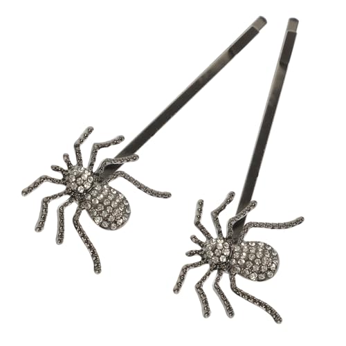 LIFKOME 2 Stück Vintage Haarschmuck Wasserstrahl spinnen Haarclips mit Strasssteinen für Damen Mädchen Stabile Bobby Pins für Dünnes Langes Haar Eleganter Haarschmuck für Hochzeit Alltag von LIFKOME