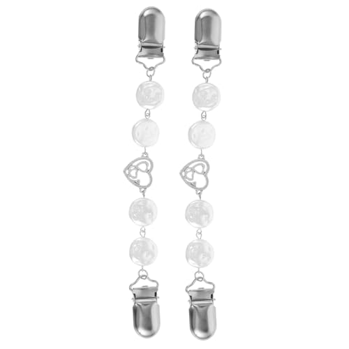 LIFKOME 2 Stück Vintage Herz Cardigan Clips aus Langlebiger Zinklegierung Vielseitige Strickjacken und Schalhalter für Damen Verschlüsse für Pullover und Kleider von LIFKOME