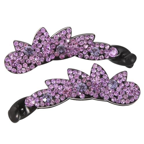 LIFKOME 2 Stück Wunderschöne Strass Haarspangen Banane Clip für Frauen Leichte Haarklammern mit Funkelnden Kristallen Eleganter Haarschmuck für Alltag Party Hochzeit und Festliche Anlässe LIFKOME 2 Stück Wunderschöne Strass Haarspangen Banane Clip für Frauen Leichte Haarklammern mit Funkelnden Kristallen Eleganter Haarschmuck für Alltag Party Hochzeit und Festliche Anlässe von LIFKOME