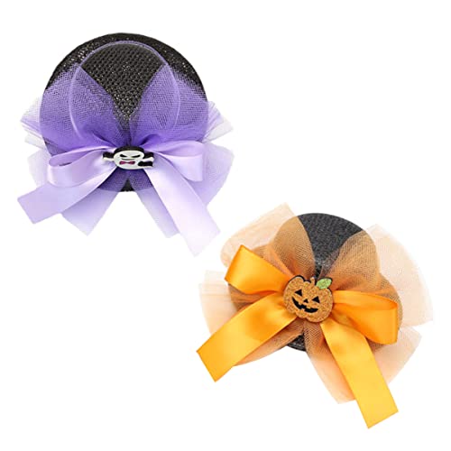 LIFKOME 2stücke Halloween Dekorative Kopfaccessoires Lustige Kleine Kürbis-hüte Für Junge Mädchen Und Erwachsene Für Partys Und Kostüme Farben von LIFKOME