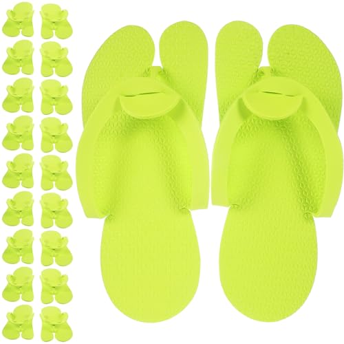 LIFKOME 20 Paare Einweg salon Hausschuhe aus Leichtem Schaumstoff Atmungsaktive Pediküre Slipper für Damen und Herren Bequem Tragbar für Spa Hotel Reise und Wellnessbereich von LIFKOME