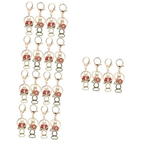 LIFKOME 20 STK Jahr des Kaninchenschlüsselbundes Geldbeutel-dekore Glückliches Schlüsselanhänger- Schlüsselanhänger Zum Chinesischen Neujahr Hasen-geldbörsen-anhänger Zinklegierung von LIFKOME