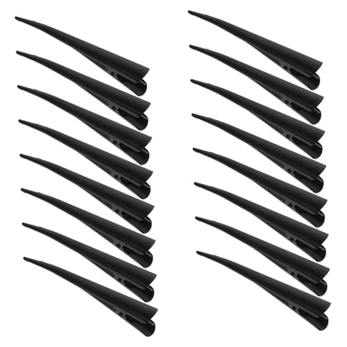 LIFKOME 20 Stück Teiliges Duckbill Haarclips Schwarz Metall Alligator Haarklammern Scharfer Griff für Damen Styling DIY Frisuren Party und Alltag Hairdresser Hair Jewelry Hair Clips von LIFKOME