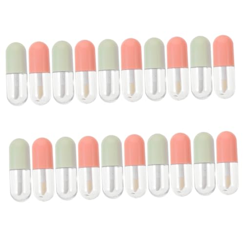 LIFKOME 20 Stück Teiliges Lippenbalsam Nachfüllbare Transparente Lippenpflegestift behälter für Frauen und Mädchen Leichte DIY Lipgloss Flaschen für Unterwegs und Reisen von LIFKOME