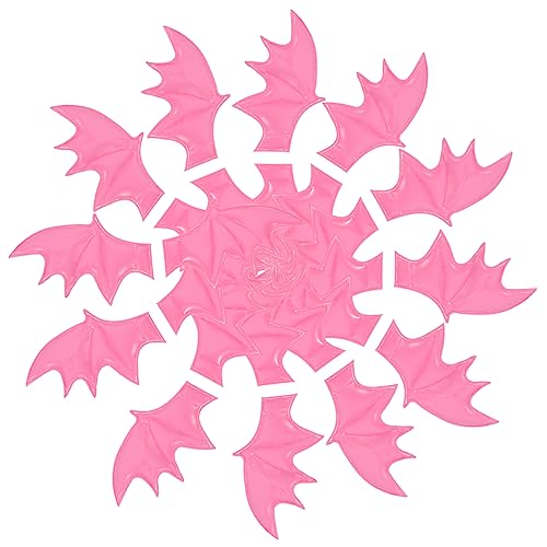 LIFKOME 200 Stk Teufelsflügel Rollenspiel-outfits Kinderkostüm Diy Deko-hut Multifunktions-hutdekor Mini-dämonenflügel Deko-hut Für Zu Hause Cosplay-outfits Kleidungsdekor Rosa Leder von LIFKOME