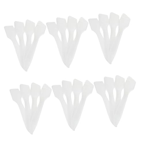 LIFKOME 200 Stück Transparent Kosmetikspatel für Gesichtspflege Spatel zur Hygienischen Entnahme von Gesichtscremes und Masken Wiederverwendbare Löffel für Präzises Auftragen für Beauty von LIFKOME