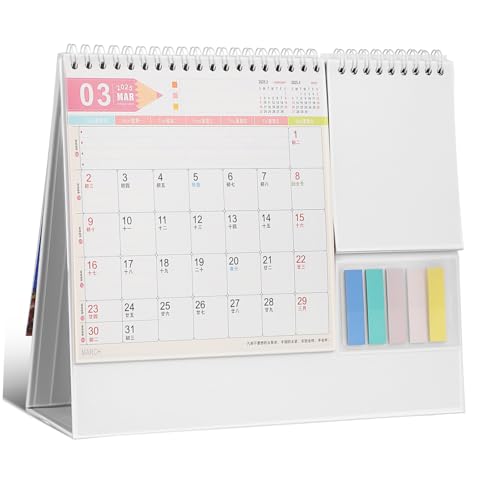 LIFKOME 2025 geburtstagskalender jahreskalender Kalender mit Bildern wandkalender Kalender für Planung monatlicher Tischkalender Flip-Desk-Kalender Desktop-Kalender Kalender süß Papier von LIFKOME